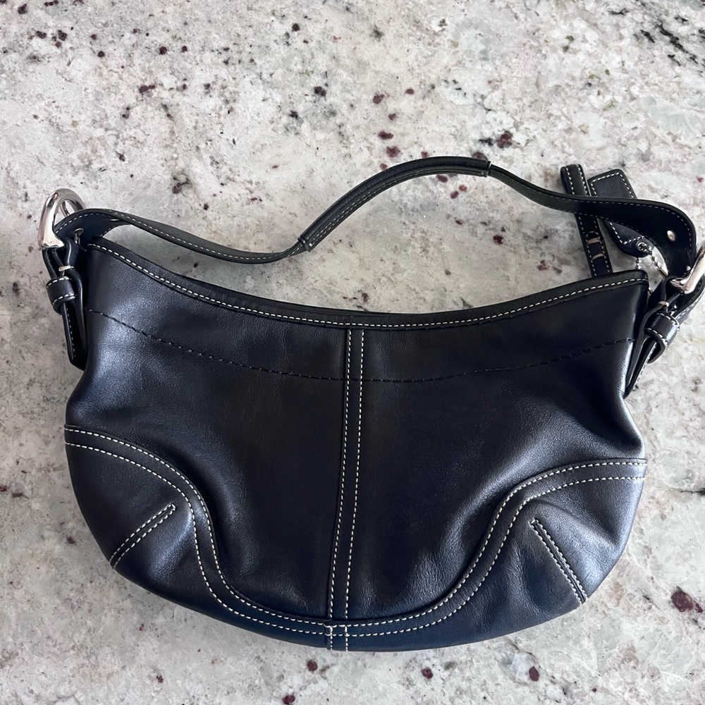 Small black Coach hobo bag-never used!!